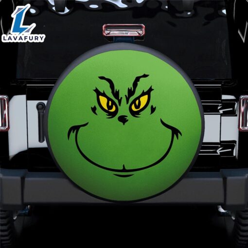 Grinch Car Spare Tire Covers Gift For Campers