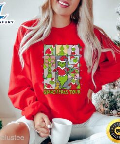 Grinch Eras Tour Christmas Sweatshirt…