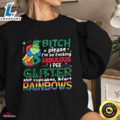 Grinch Fabulous Black Unisex Shirt…