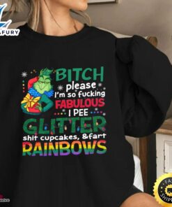 Grinch Fabulous Black Unisex Shirt…