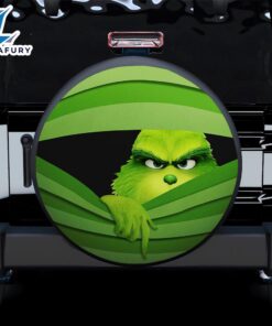 Grinch Hide Car Spare Tire Covers Gift For Campers