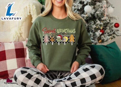 Grinch Sweet Christmas Sweatshirt  Merry Christmas Shirt