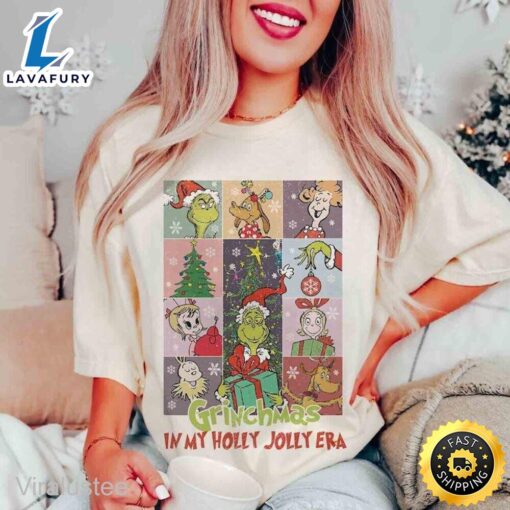 Grinchmas In My Holly Jolly Era shirt  Merry Christmas Shirt