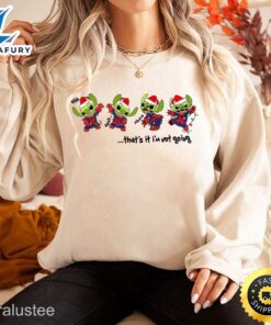 Grinchmas Stitchspider Sweatshirt Merry Christmas…