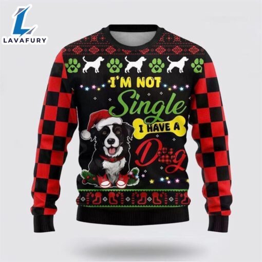 Happy Bernese Dog Ugly Christmas Sweater For Men And Women  Gift Dog Loves