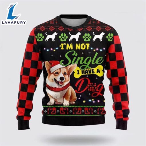 Happy Corgi Dog Ugly Christmas Sweater For Men And Women  Gift Dog Loves