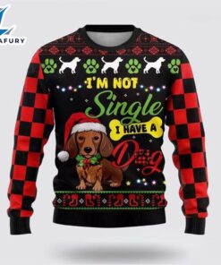 Happy Dachshund Dog Ugly Christmas…