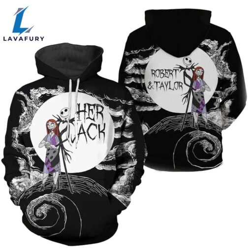 Her Jack His Sally Couple Hoodie