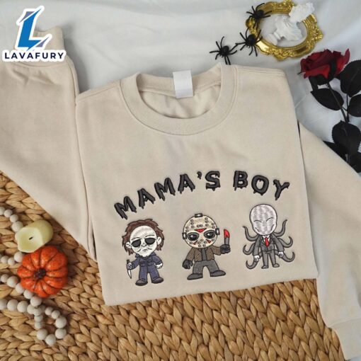 Horror Characters Movies Embroidered Sweatshirt Fashion Style