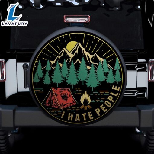 I Hate People Car Spare Tire Covers Gift For Campers