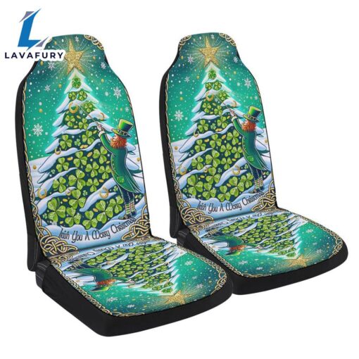 Irish Shamrocks Christmas Tree Seat Cover Cars Car Decor