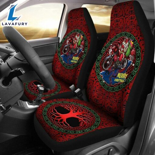 Isle Of Man Tourist Trophy Races Car Seat Covers Merry Christmas  Car Decor