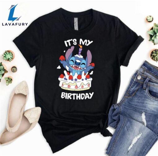 It’s My Birthday T-shirt, Stitch Shirt, Disney Birthday Shirt, Stitch Party Shirt, Disney Birthday Squad Shirts, Toddler Disney Shirts