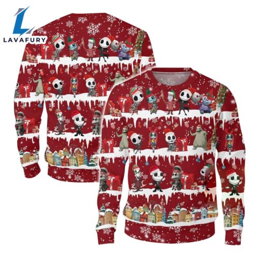 Jack Sally Oogie Boogie Ugly Sweater