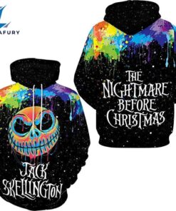 Jack Skelington Colorful Hoodie