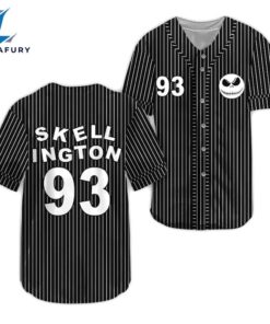 Jack Skellington 93 Baseball Jersey