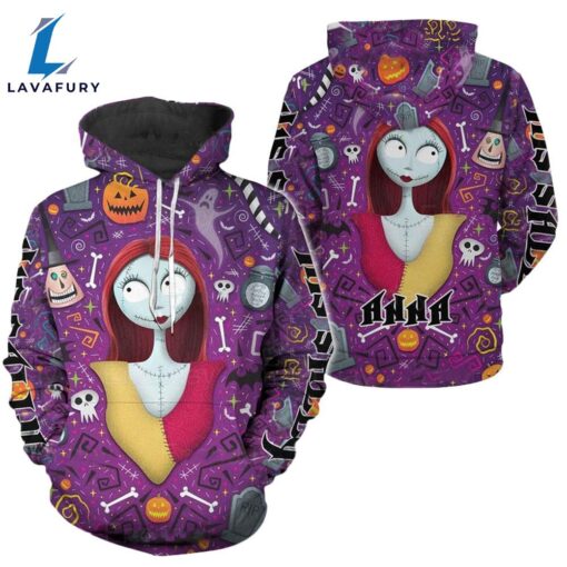 Jack Skellington And Sally Couple Hoodie