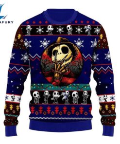 Jack Skellington Blue Sweaters