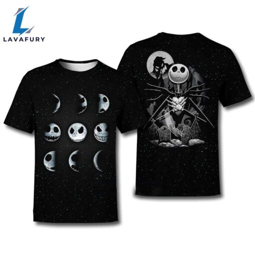 Jack Skellington Emotional Moon T-shirt & Sweatshirt