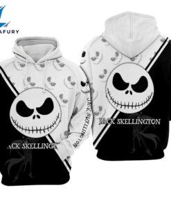 Jack Skellington Face Black White…