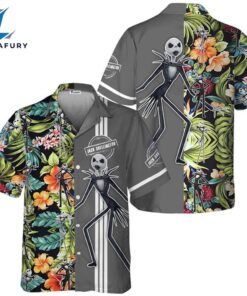 Jack Skellington Floral Hawaiian Shirt