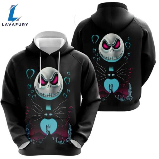 Jack Skellington Heart Hoodie