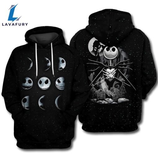 Jack Skellington King Moon Pullover & Zip Hoodie