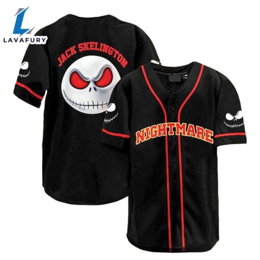 Jack Skellington Nightmare Baseball Jersey