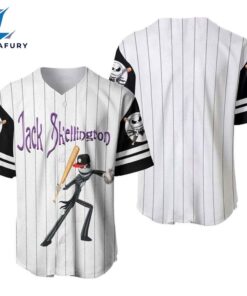 Jack Skellington Pinstripe Baseball Jersey