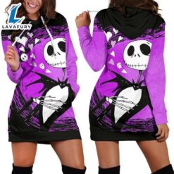 Jack Skellington Purple Hoodie Dress