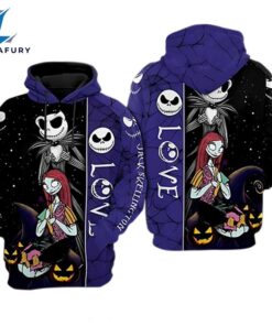 Jack Skellington Sally Couple Hoodie