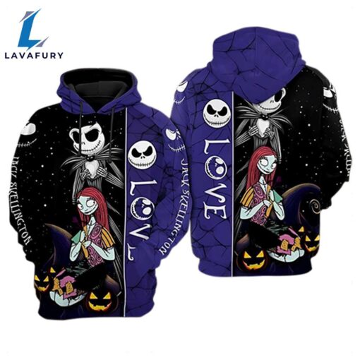 Jack Skellington Sally Couple Hoodie