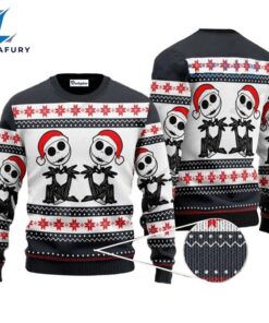 Jack Skellington Santa Ugly Sweater