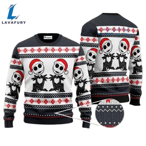 Jack Skellington Santa Ugly Sweater