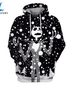 Jack Skellington Snow Black White…