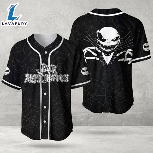 Jack Skellington Spider Baseball Jersey