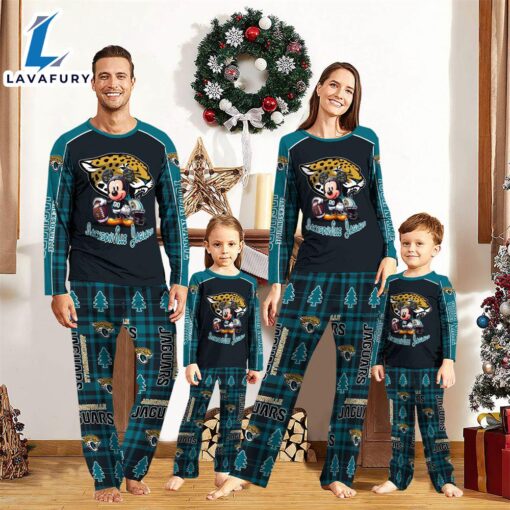 Jacksonville Jaguars Pajamas Personalized Your Name NFL And Mickey Mouse Pajamas  Gift For Christmas