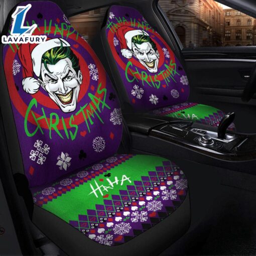 Joker Haha Christmas Premium Custom Car Seat Covers Decor Protectors Car Decor