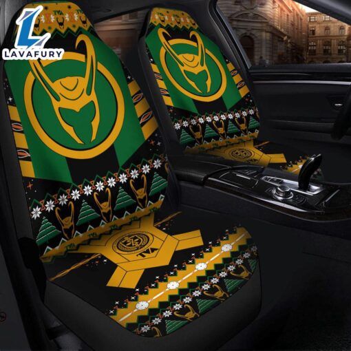 Loki Christmas Premium Custom Car Seat Covers Decor Protectors Car Decor