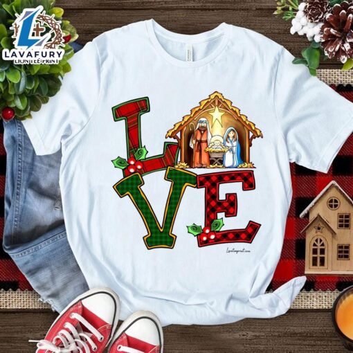 Love Jesus Christmas Nativity – Christ Shirt