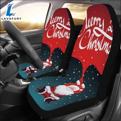 Merry Christmas Santa Car Seat Covers  Car Decor