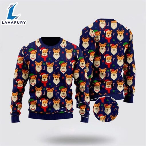 Merry Corgmas Corgi Dog Lover Ugly Christmas Sweater For Men And Women  Gift Dog Loves