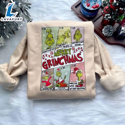 Merry Grinchmas Schedules Sweatshirt