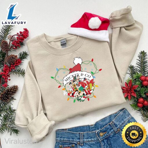 Mickey And Co Disney Christmas Sweatshirt  Merry Christmas Shirt