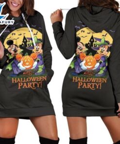 Mickey And Minnie Halloween Womens…