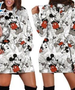 Mickey Minnie Womens Es Hoodie…