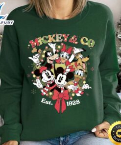 Mickey retro shirt Merry Christmas…