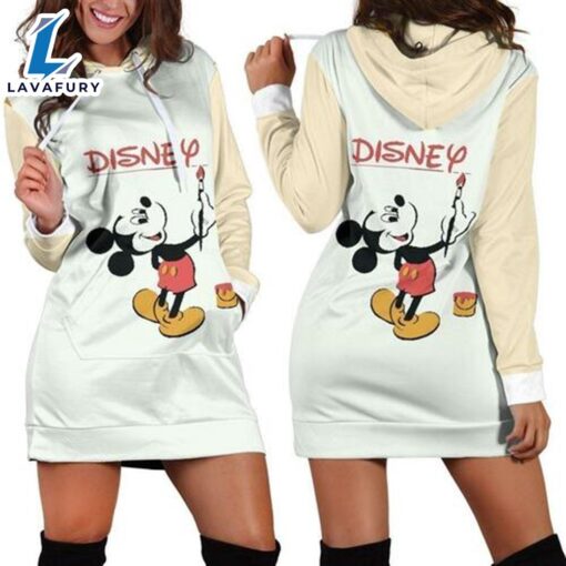 Mickey Womens Es 18544 Hoodie Dress