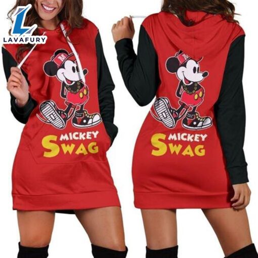 Mickey Womens Es 18554 Hoodie Dress