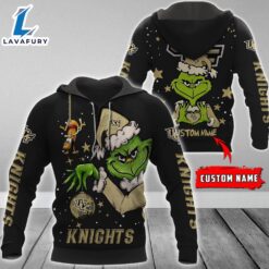 Ncaa Ucf Knights Football Team The Grinch Custom Name Hoodie  Gift Christmas